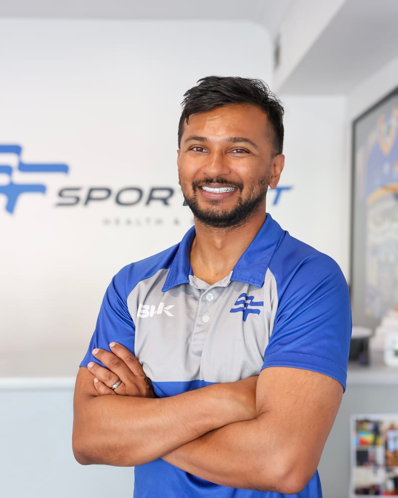 Jay Kasthuri, APA Sports Physiotherapist and founder of SportsFit Health and Rehab