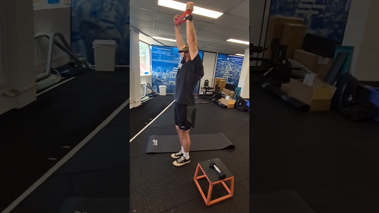 Latarjet rehab, stage three: heavier shoulder loading
